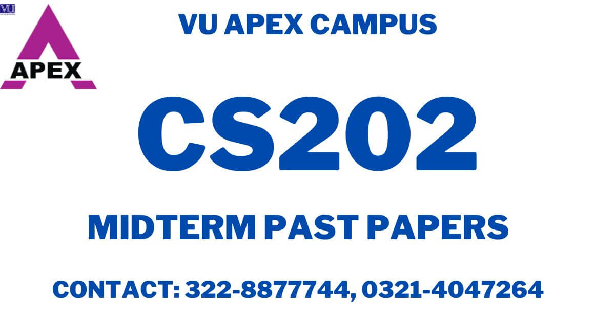 CS202 Midterm Past Papers