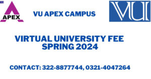 Virtual University Fee Spring 2024